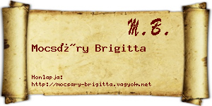 Mocsáry Brigitta névjegykártya